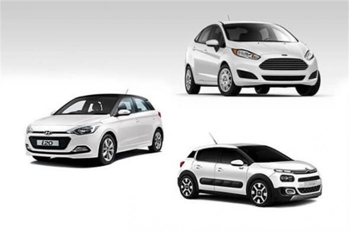 Citroen C3 Ford Fiesta Hyundai i20
