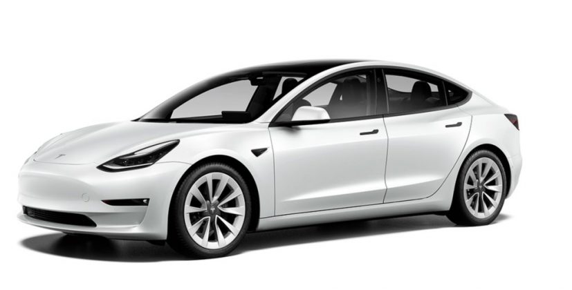 2021 tesla model 3 dış