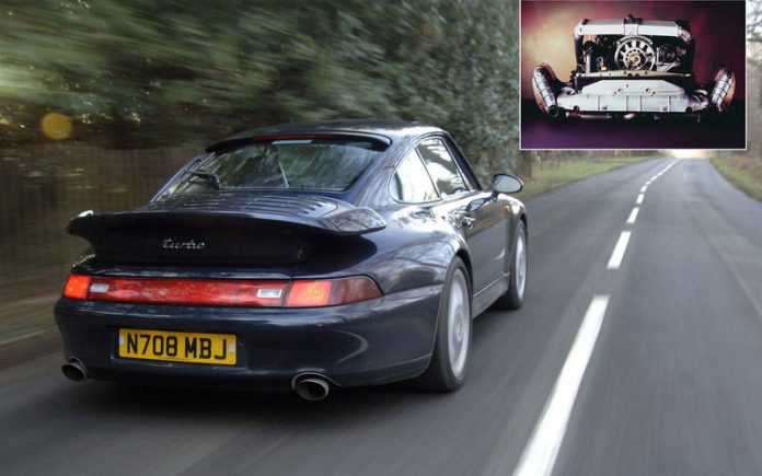 En iyi Alman motorlar porsche-993-turbo