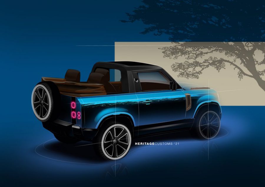 Heritage Customs Land Rover Defender Cabrio