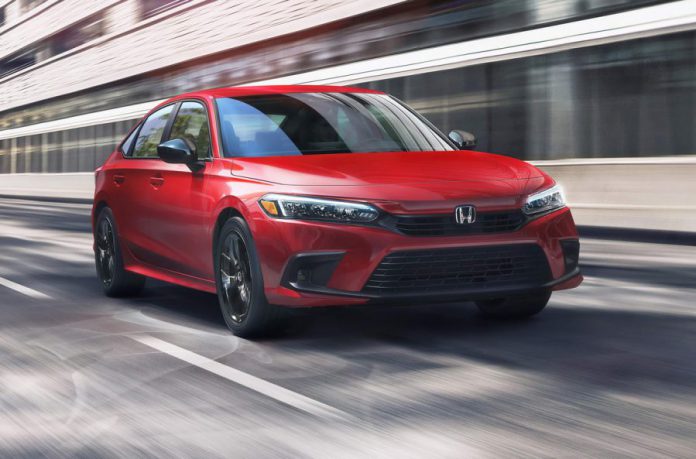 2022 honda civis yeni kasa