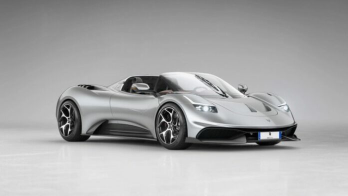 Ares S1 Speedster, gri renk, önden görünüm