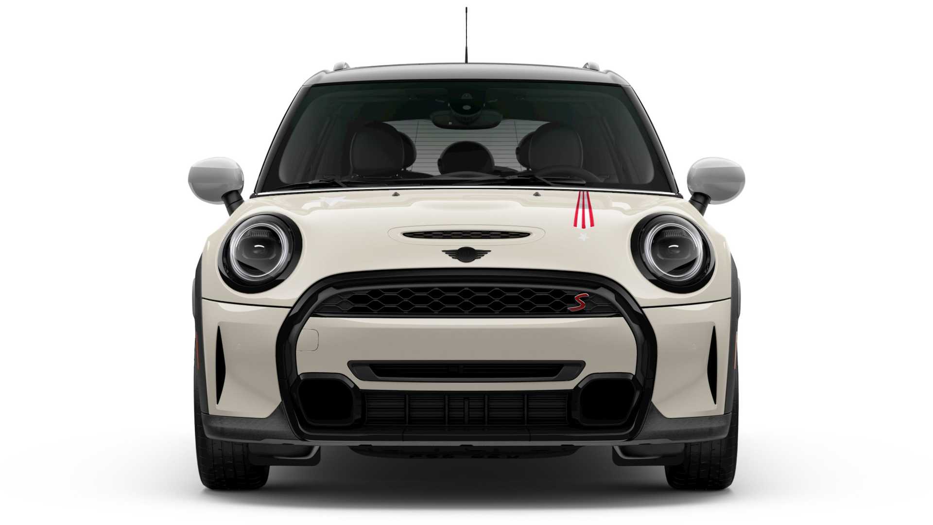 Mini Cooper 20. Yıl Özel Modeli beyaz önden görünüm